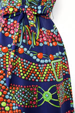 Royal Blue Novelty Belt Dress L