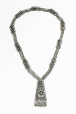 70s Pewter Viking Necklace