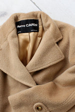 Pierre Cardin 1970s Camel Coat S