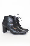 Lace Up Heeled Ankle Boots 7