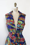 Royal Blue Novelty Belt Dress L