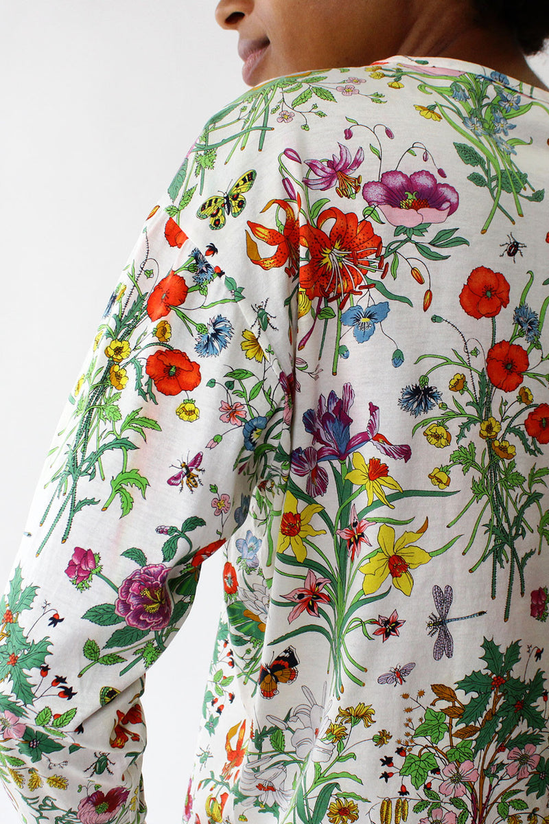 Gucci Flora Long Sleeve Tee S/M