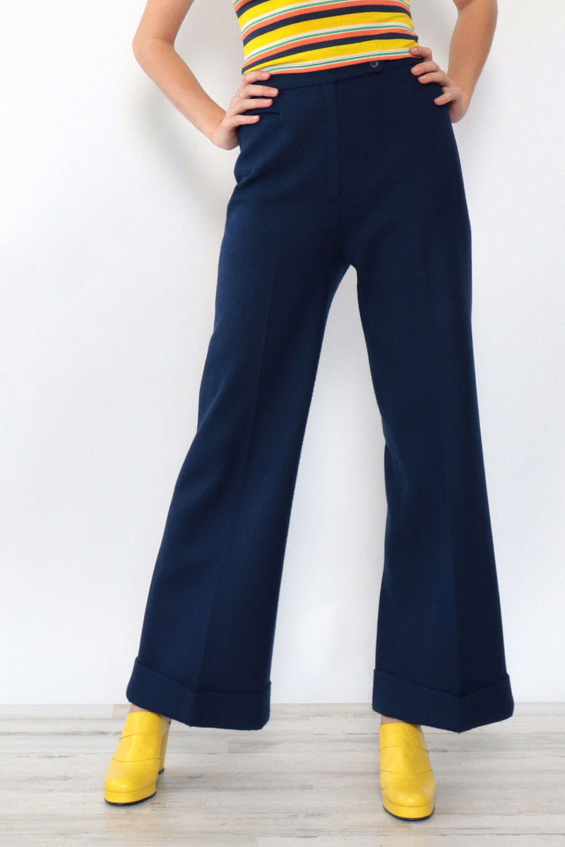 Deep Blue High Waist Bells S/M