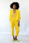 Yellow Terry Leisure Suit S/M