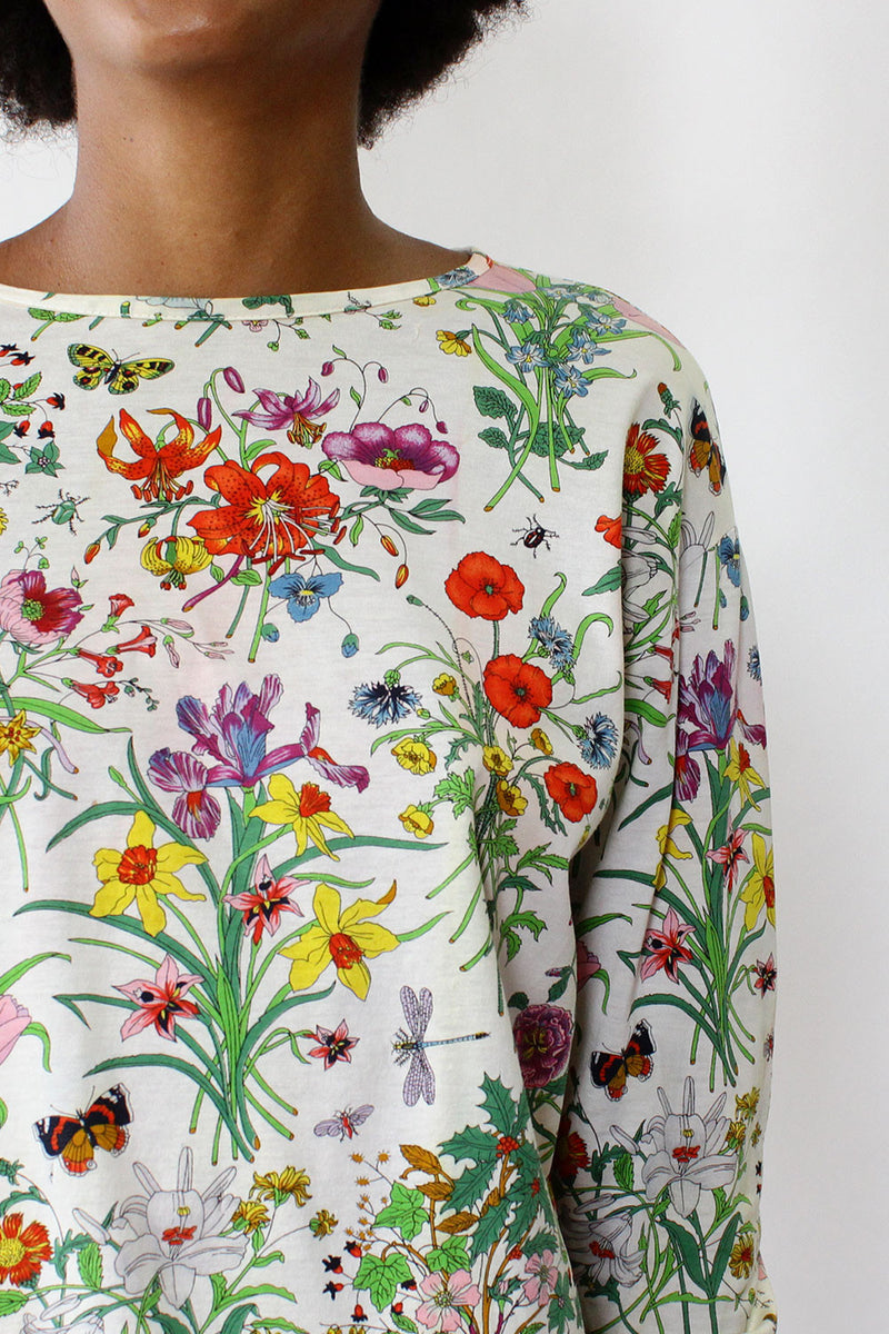 Gucci Flora Long Sleeve Tee S/M