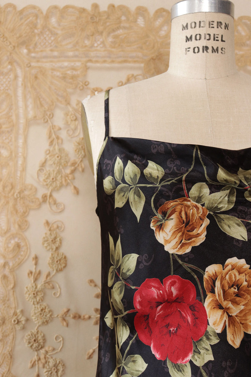 Satin Bias Cut Slip L