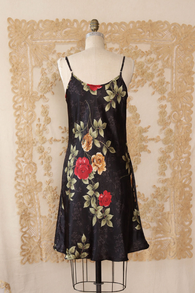 Satin Bias Cut Slip L