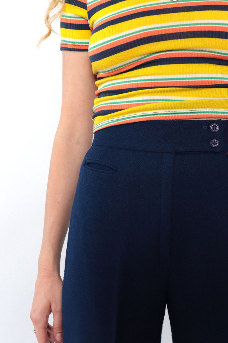 Deep Blue High Waist Bells S/M
