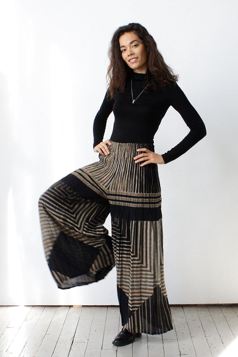 Geometric Palazzo Pants M/L