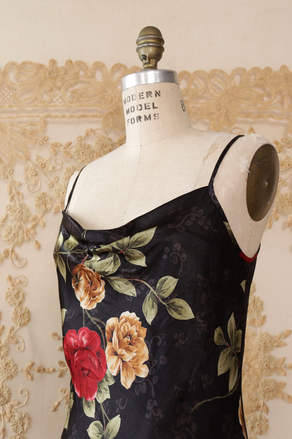 Satin Bias Cut Slip L