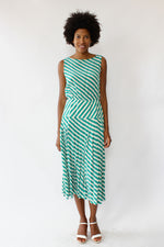 Silk Candy Stripe Dress S
