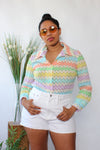 Marty Candy Knit Buttondown M