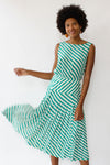 Silk Candy Stripe Dress S