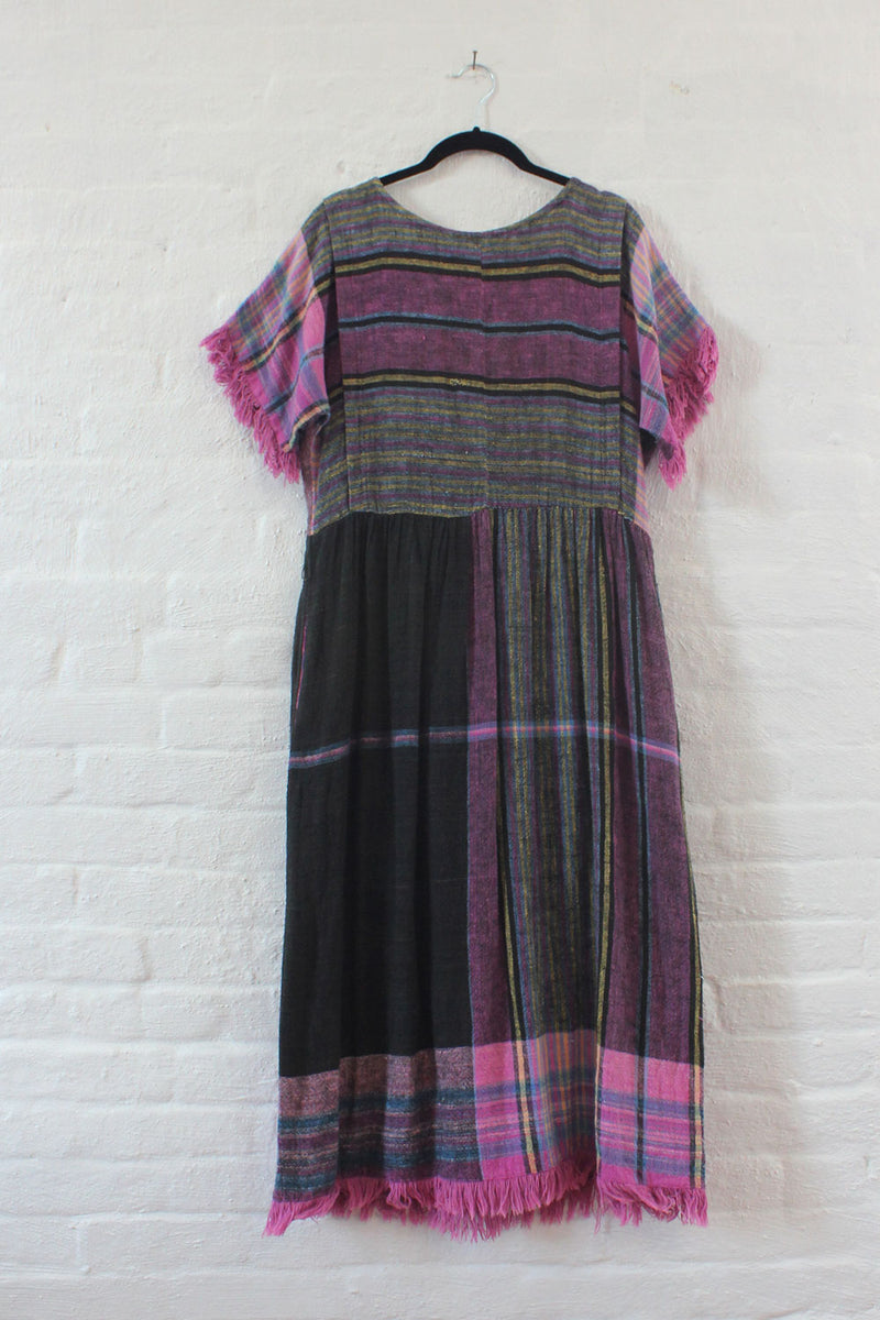 Dusk Woven Fringe Dress S/M