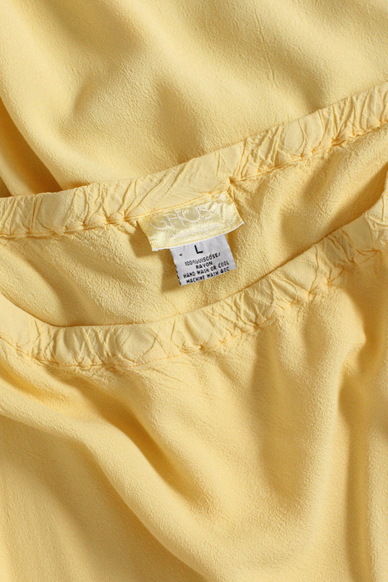 GHOST Crepe Bias Cut Skirt L