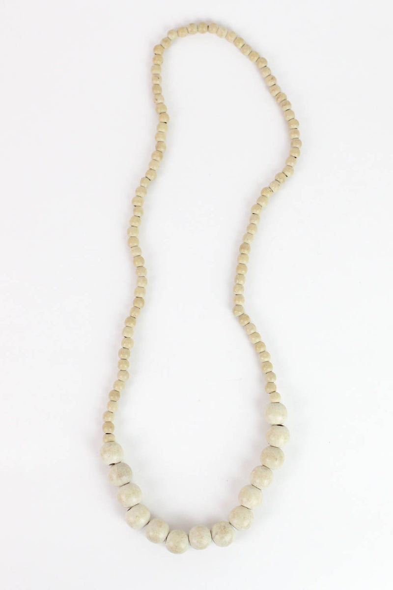 wood pendant necklace