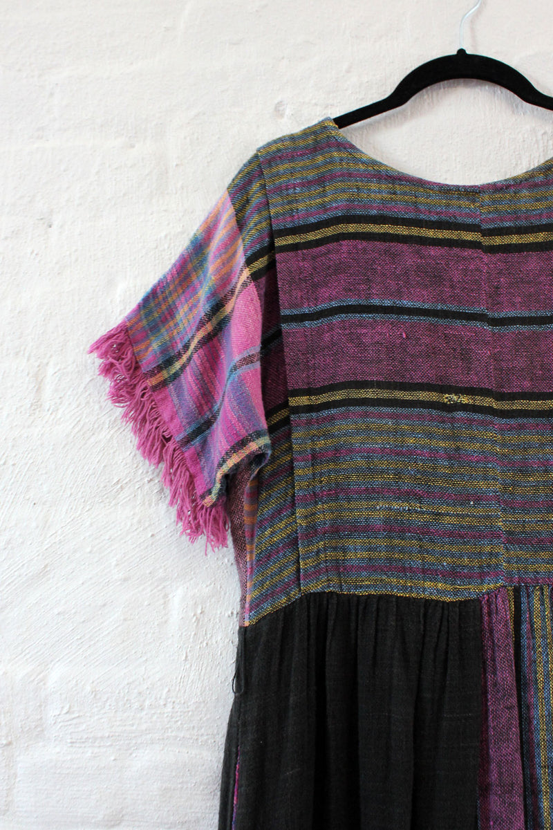 Dusk Woven Fringe Dress S/M