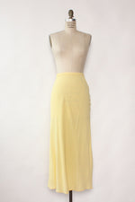 GHOST Crepe Bias Cut Skirt L