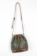 liz claiborne leather bucket bag