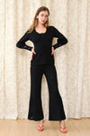 Miss Dolphin Noir Knit Ensemble S/M