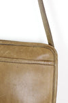 Cafe Leather Big Crossbody Bag w/ Pockets