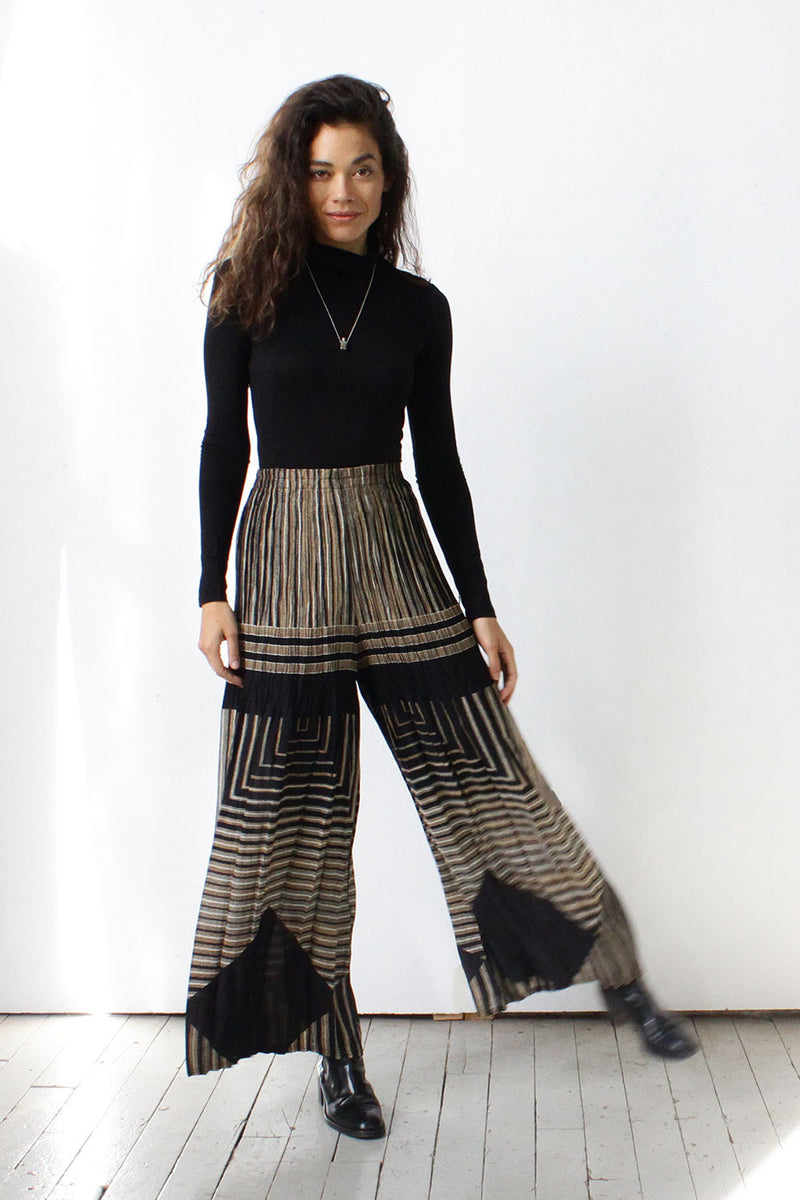 Geometric Palazzo Pants M/L