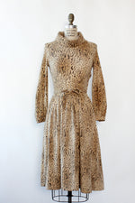 Soft Animal Print Knit Dress S/M