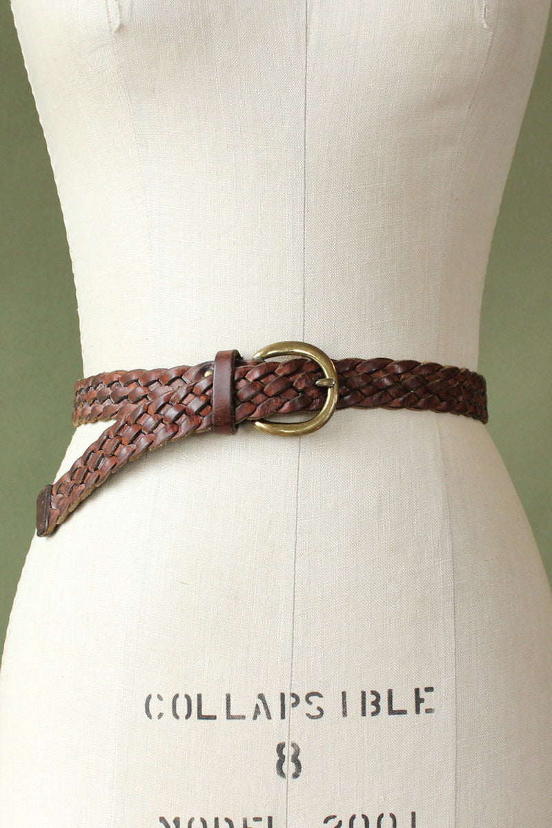 Sienna Braided Leather Belt