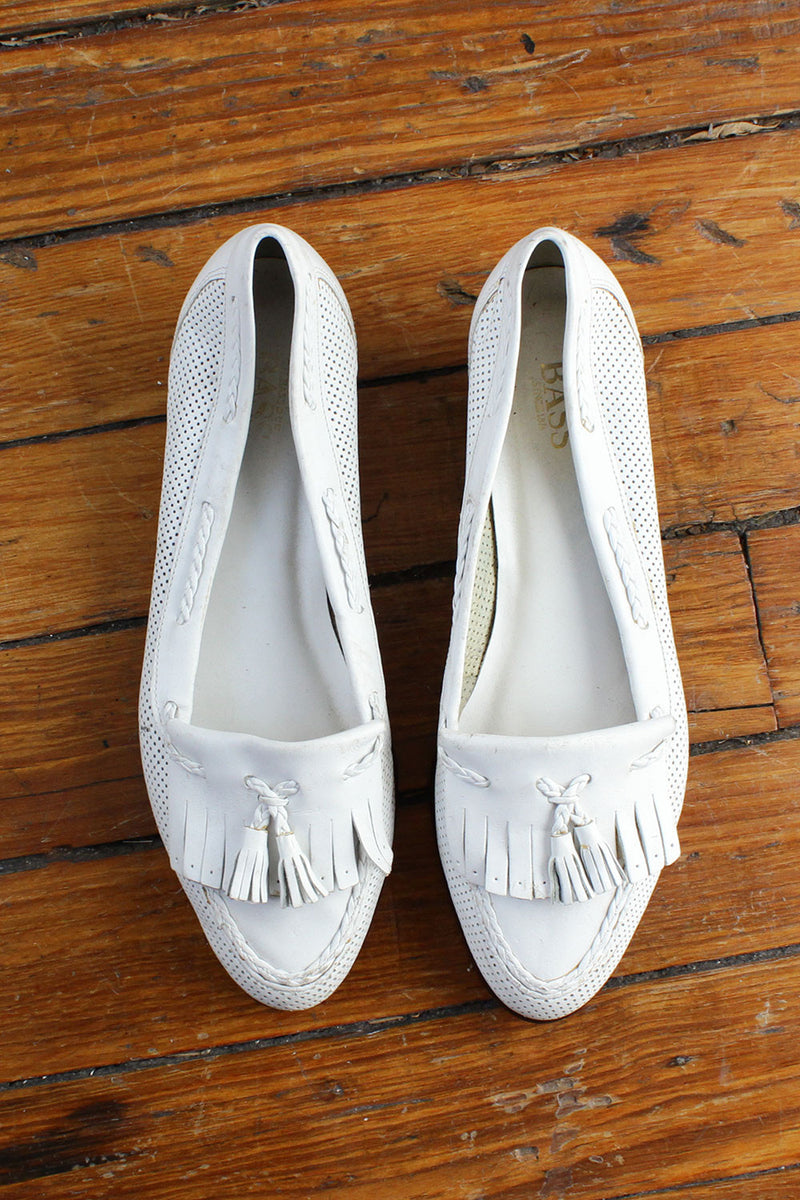 Bass Fringe Tassel Flats 8 1/2