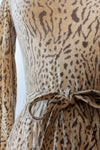 Soft Animal Print Knit Dress S/M
