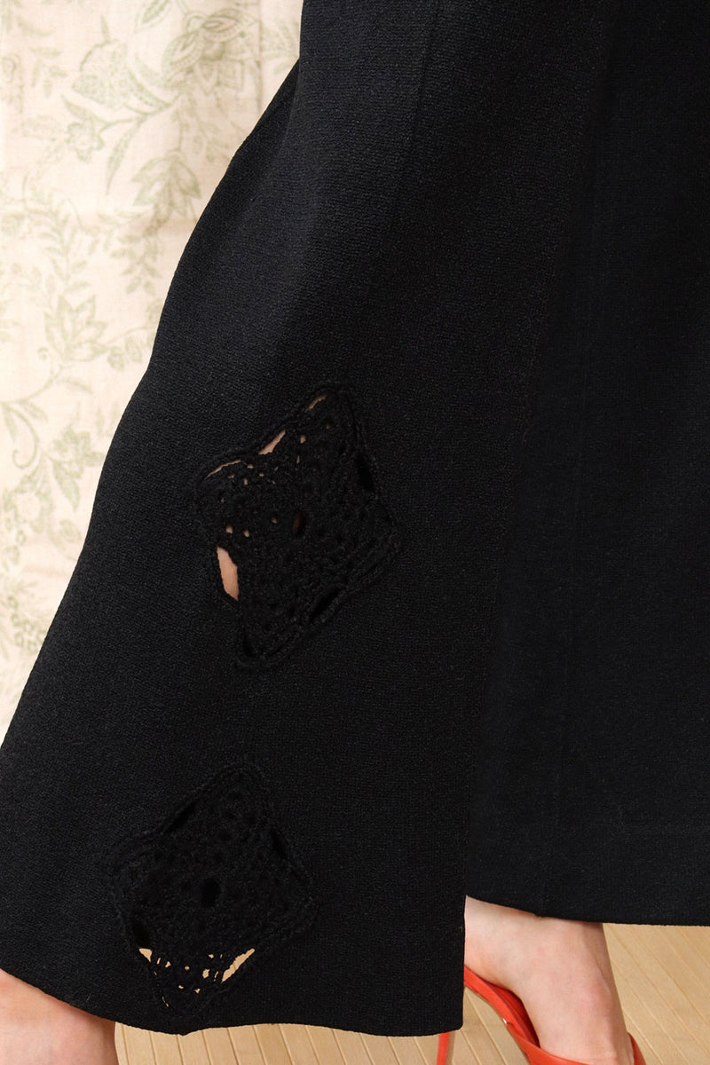 Miss Dolphin Noir Knit Ensemble S/M
