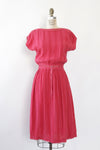 Hot Pink Grecian Gauze Dress S-L