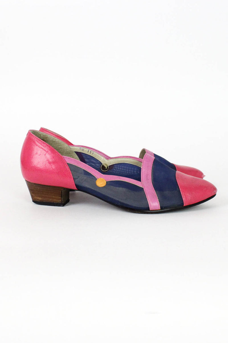 Color Block Mesh Slippers 6