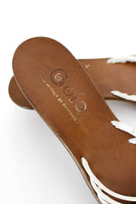 Golo Metallic Strappy Sandals 8