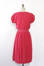 Hot Pink Grecian Gauze Dress S-L