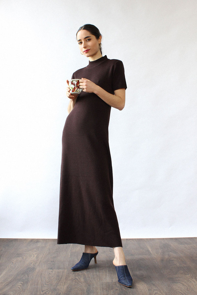 Espresso Knit Maxi Dress