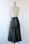 Caruso Leather Trumpet Skirt M