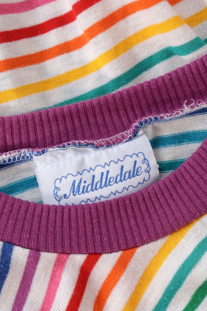 Rainbow Shrunken Sweatshirt XS