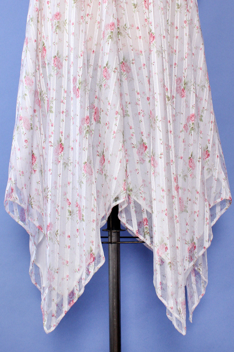 Blush Pink Tapestry Flare Dress M/L