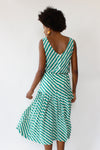 Silk Candy Stripe Dress S