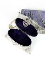 vintage metal box bags