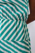 Silk Candy Stripe Dress S