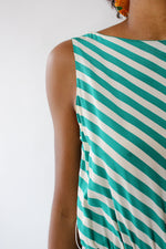 Silk Candy Stripe Dress S