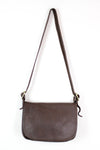 brown leather coach bag