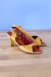 Charles Jourdan Saffron Heels 6-6.5