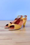 Charles Jourdan Saffron Heels 6-6.5