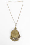 70s Carnelian Kuchi Pendant Necklace