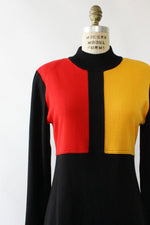 Color Block Sweaterdress M