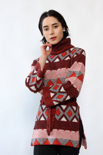 Soft Geometry Turtleneck Tunic XS-M