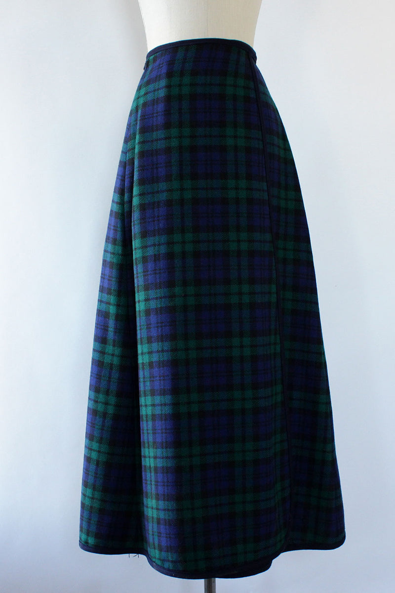 Boston Plaid Wrap Maxi XS/S